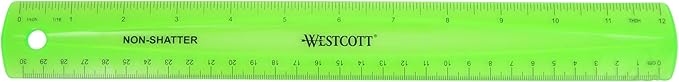 Westcott Shatterproof Ruler by Westcott