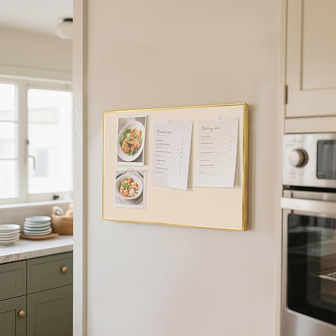 Fabric Bulletin Board, Upgraded Canvas Surface, Wall Mounted, - Image 9