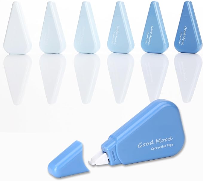 White Correction Tape, 6 Pack, 16.4 Feet Correction Tape, School & Office by Jovanssen