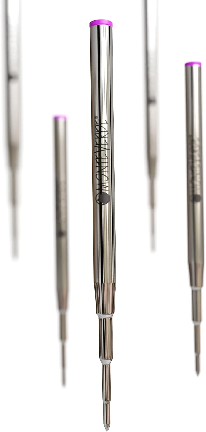 Monteverde USA Soft Ballpoint Refills to Fit Montblanc Pens, Medium Point - Image 6