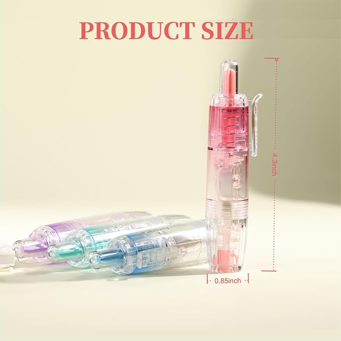 Refillable Correction Tape, 157 ft Total – 2 Pre-Filled Dispensers + 6 Snap-In - Image 5