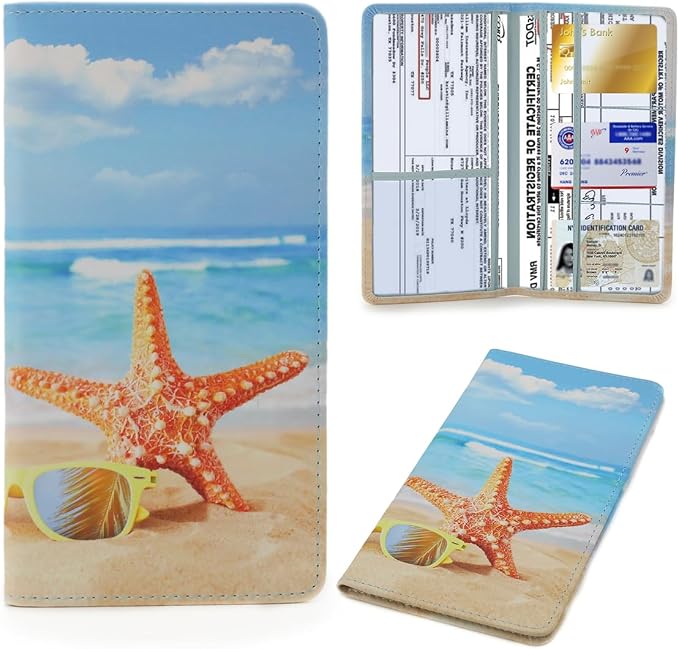TILDOSAC Leather Car Registration and Insurance Card Holder, Car Document Holder - Image 7