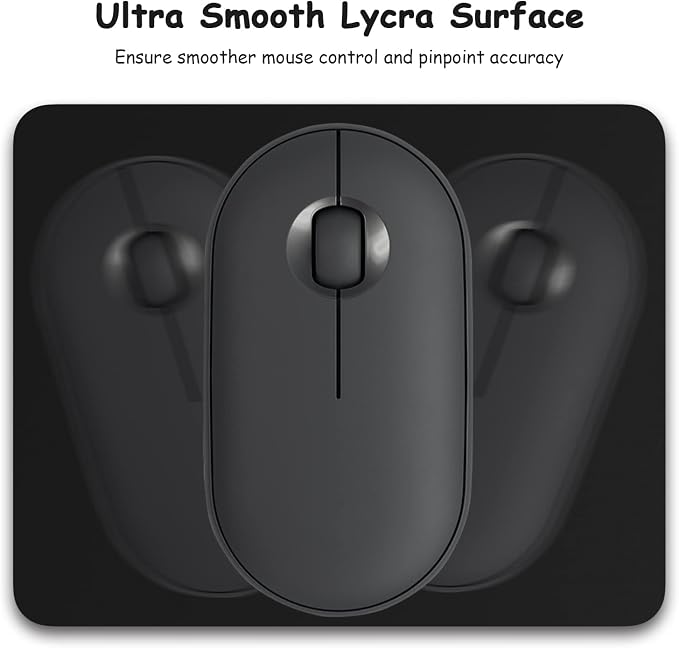 Dapesuom Small Mouse Pad, 5 x 6 Inch Thick Rubber Premium-Textured Non-Slip - Image 3