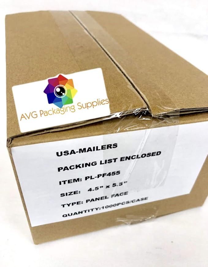 Packing List Enclosed Pouches – Clear Adhesive Envelope Bag - Image 4