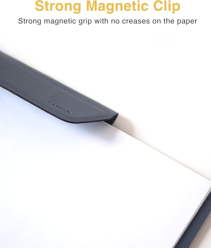 LHiDS Magnetic Clipboard – Slim Leather Writing Board - Image 2