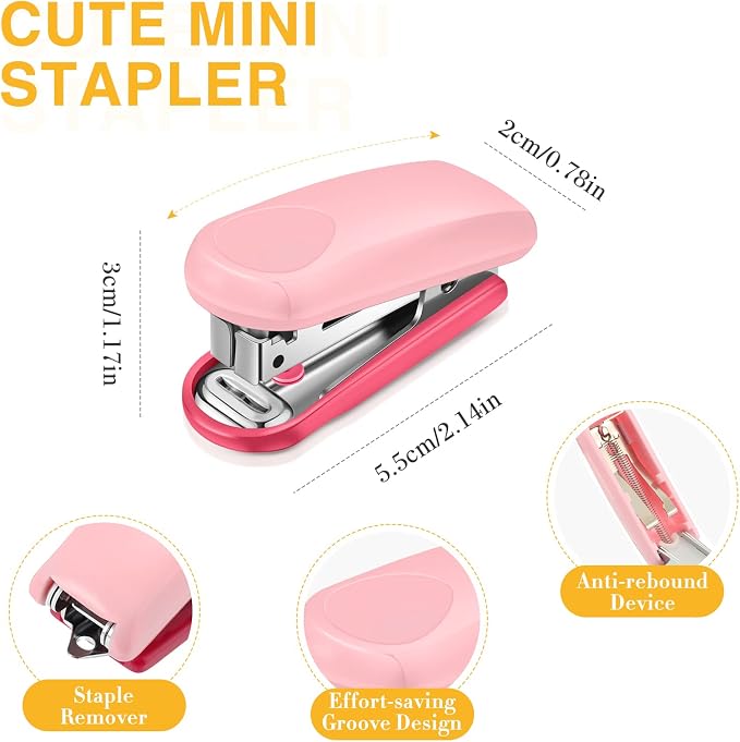 Leinuosen 6 Pack Mini Stapler - Image 2