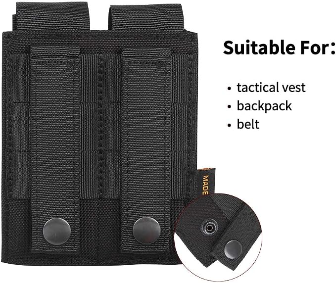 EXCELLENT ELITE SPANKER Molle Single/Double Pistol Mag Pouch Tactical Magazine - Image 5