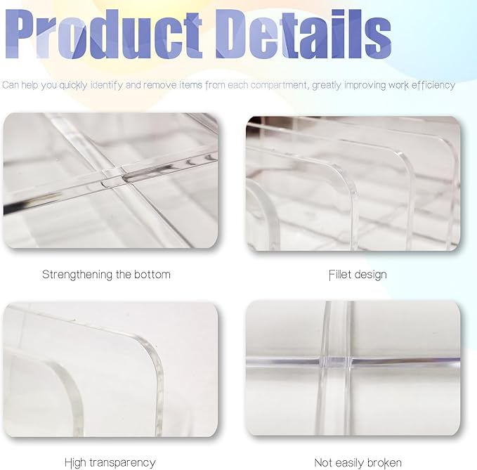LUOKER Acrylic Mail Organizer - Image 3