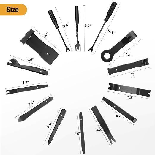 GOOACC 238Pcs Trim Removal Tool, Auto Push Pin Bumper Retainer Clip Set - Image 2