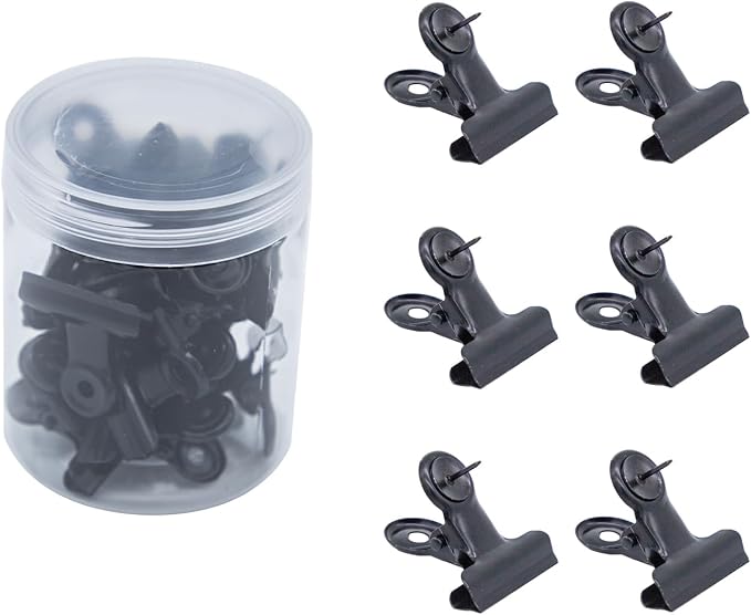 20pcs Metal Push Pins Clips 31mm by WEAXIO