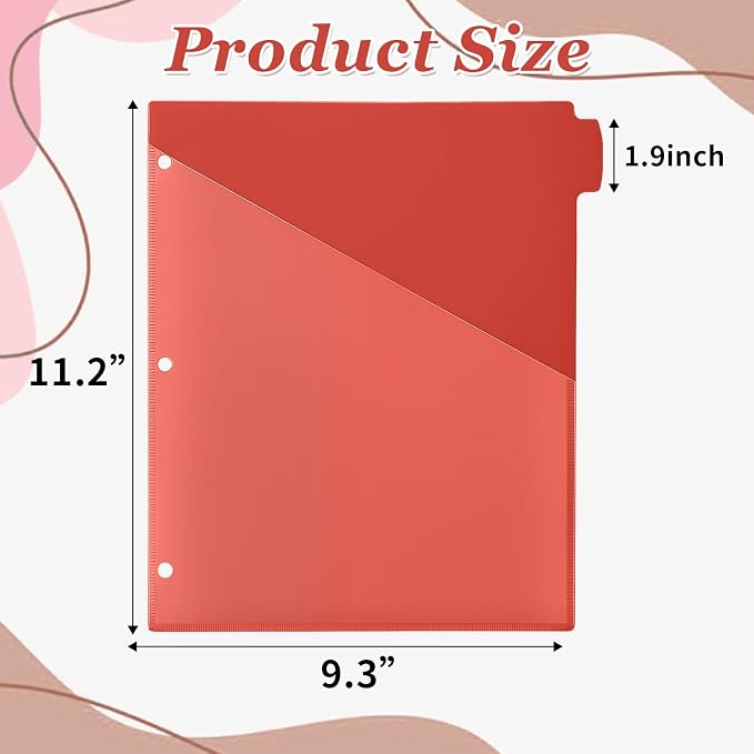 Epakh 12 Pcs Binder Dividers for 3 Rings Binders Index Dividers - Image 2