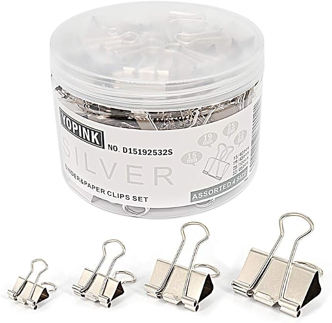Binder Paper Clips by YOPINK