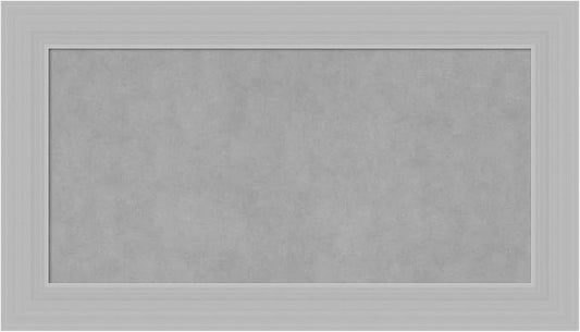 Amanti Art Silver Framed Magnetic Board 16x28 Small Vision Board by AmantiArt