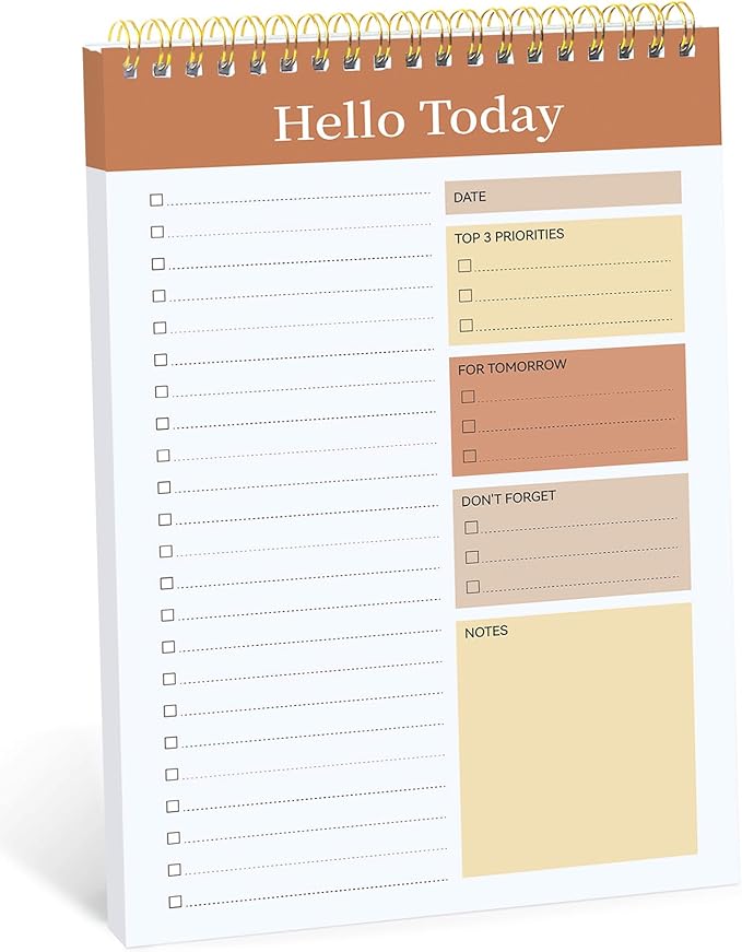 Taja To Do List Notepad by Taja