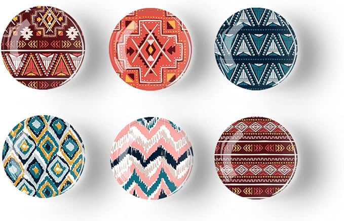 12Pcs Glass Strong Magnetic Refrigerator Magnet Fridge Sticker,Bohemia Crystal Fridge Magnets Decoration for Crafts,Strong Fridge Magnets for Kitchen, School,Office Whiteboard-DeskLoop Office