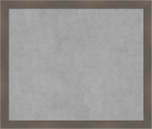 Amanti Art Grey Framed Magnetic Board 22x26 Medium Vision Board by AmantiArt