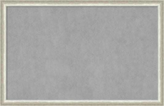 Amanti Art Silver Framed Magnetic Board 22x34 Large Vision Board by AmantiArt
