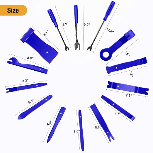 GOOACC 238Pcs Trim Removal Tool, Auto Push Pin Bumper Retainer Clip Set - Image 2