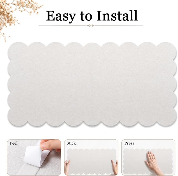 Scalloped Felt Bulletin Board 47"×24" – Large Pin Board - Image 5