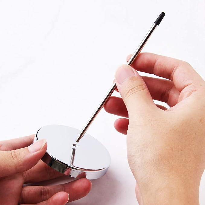 2pcs Desk Receipt Holder Bill Fork Receipt Spike Stick Silver Restaurant Check - Image 4