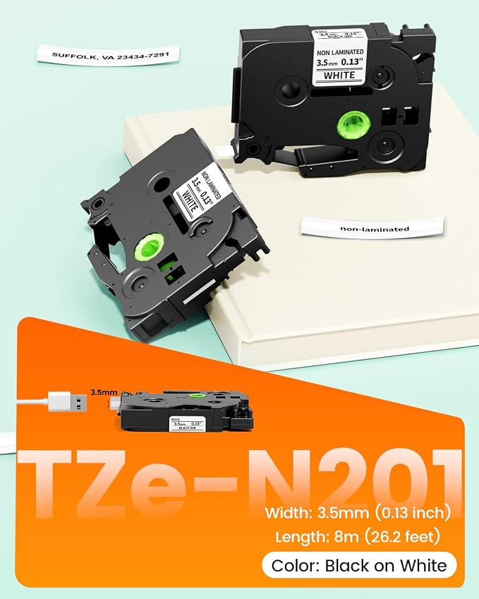 3.5mm Label Maker Tape Replacement - Image 7