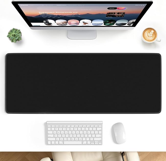 Desk Mat, Big Desk Pad, 31.5x11.8 Inches Extended Big Gaming Mouse Pad by stanploe