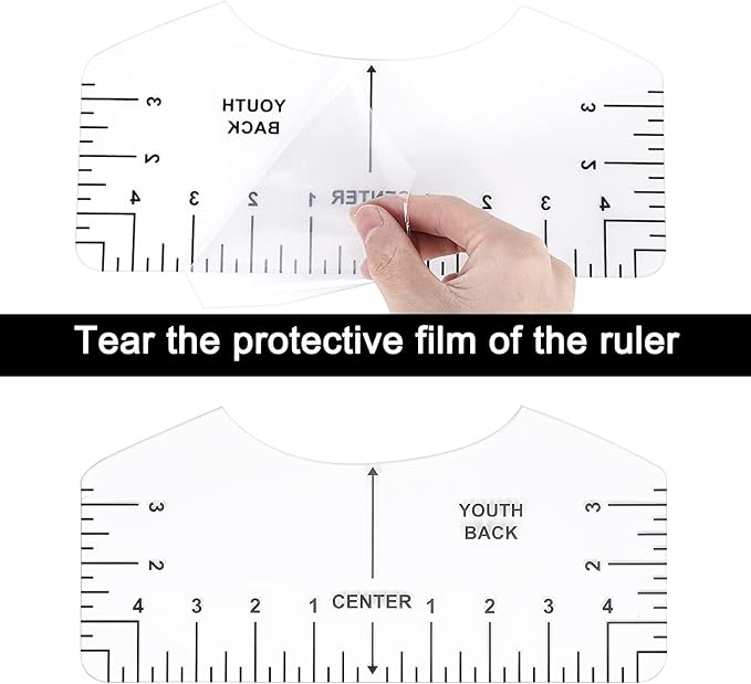 18Pcs Sublimation Accessories, Tshirt Ruler Guide Vinyl Alignment Tool - Image 6