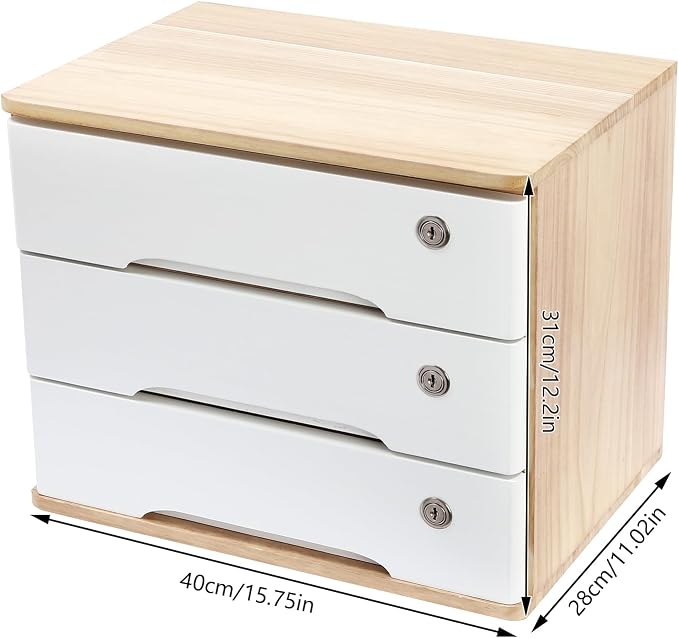 Wooden Desktop Storage Box - Image 3