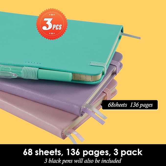 3 Pack Small Notebook Pocket Journals - Image 4