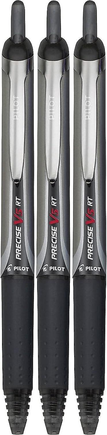 Pilot Precise V5 RT Refillable & Retractable Rolling Ball Pens, Extra Fine Point - Image 2