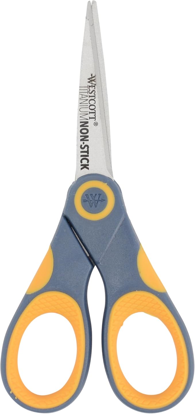Westcott 5-Inch Non-Stick Titanium Scissors by Westcott