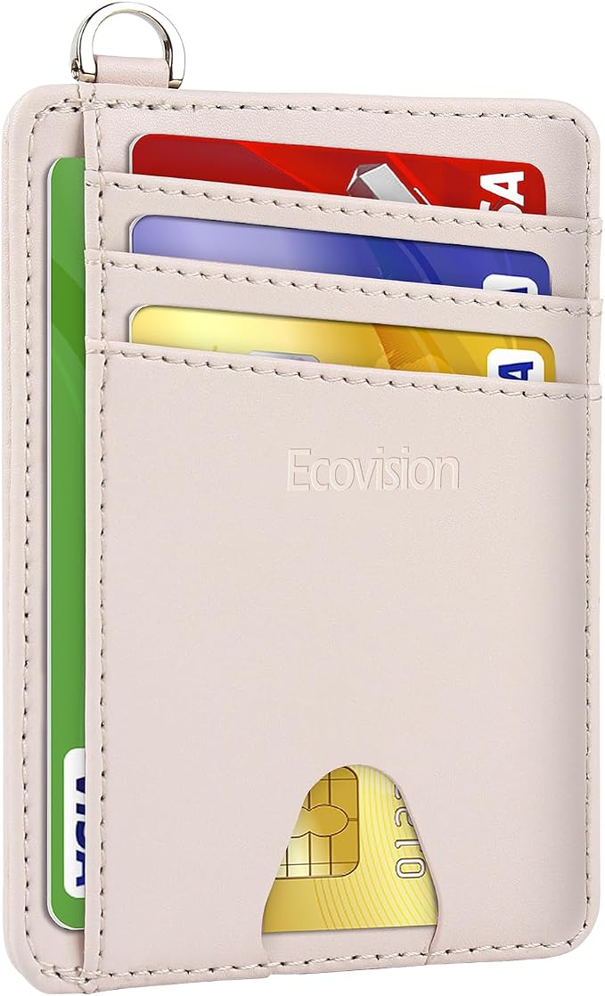 Slim Minimalist Front Pocket Wallet, RFID Blocking Credit Card Holder Wallet by Ecovision