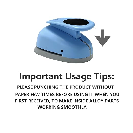2‑Pcs Circle Hole Paper Punch Set, Puncher Cutting Diameter 3/4‑inch, 1‑inch | - Image 2