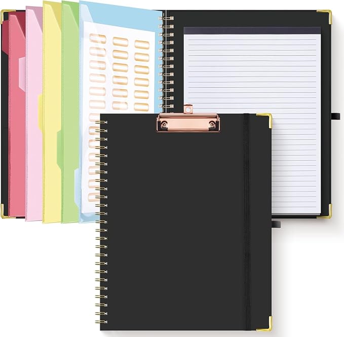 HAUTOCO Clipboard Folio with Refillable Lined Notepad by HAUTOCO