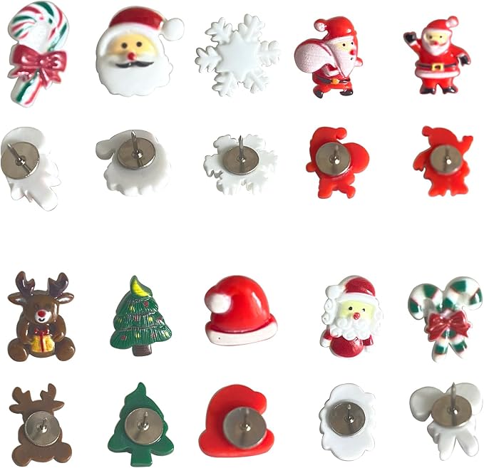 Christmas Push Pins 30-Pack - Image 3