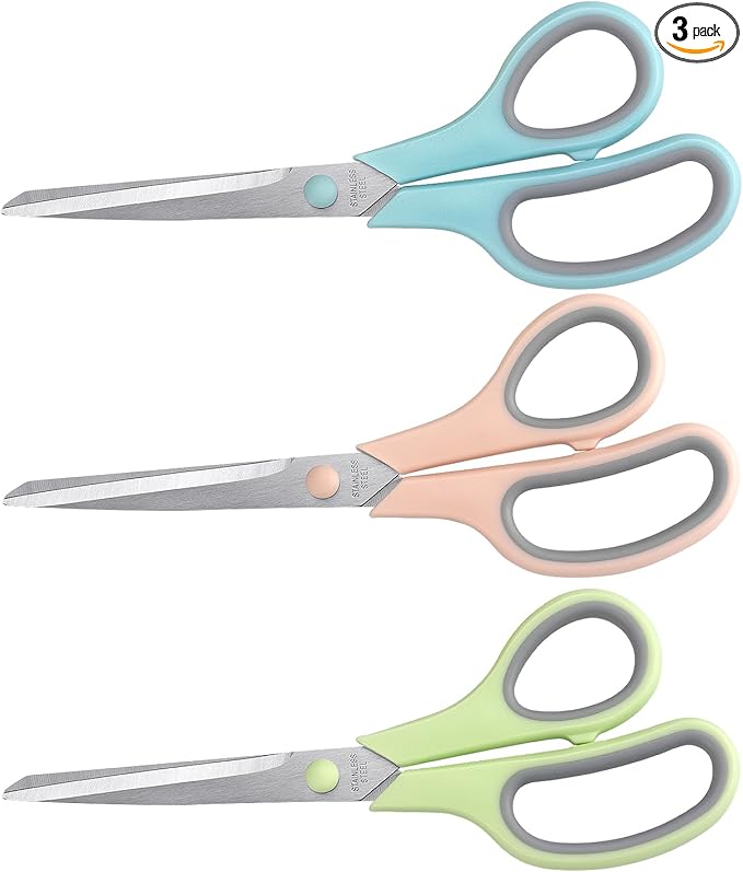 Scissors 8.5 Inch All Purpose Scissors by LONGKEY