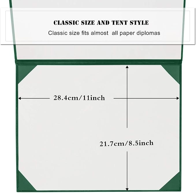 Diploma Cover 8.5” x11” Diploma Holder of Graduation Leatherette Padded - Image 6