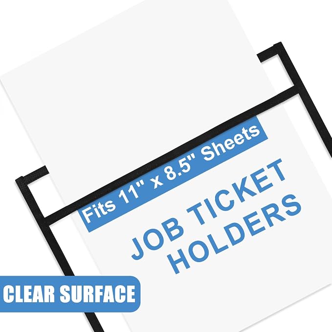 Heavy Duty Sheet Protectors 8.5 x 11 Job Ticket Holders, 30 Pack Dry Erase - Image 5
