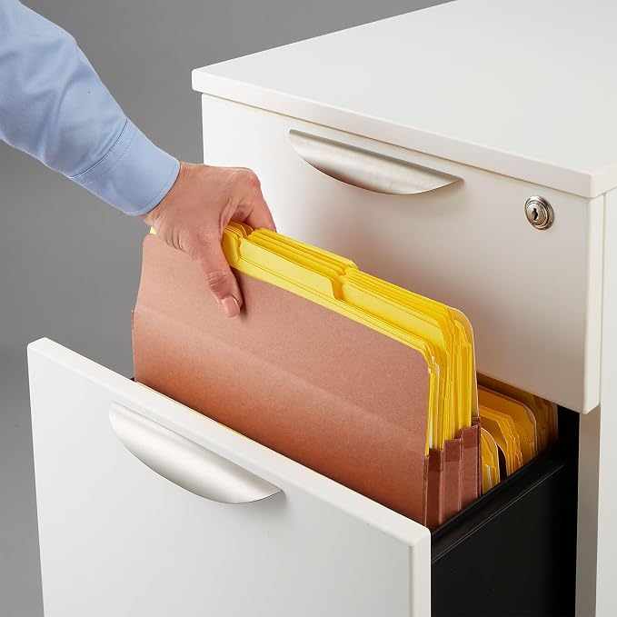 Staples Reinforced File Pockets, Letter Size, 5.25‑Inch Expansion, Heavy‑Duty - Image 4