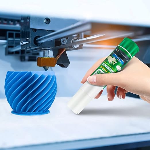 Geeetech 6pc 3D Printer Glue Sticks, 3D Printer Bed Adhesive for Hot Bed Printing, 36 Gram Each, Washable, PVP Solid 3D Print Glue Stick 3D Gloop for PLA/ABS/PETG/PC/PA/TPU-DeskLoop Office