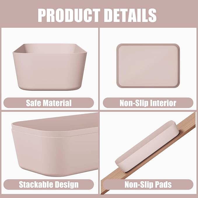 Drawer Organizers Bins 18 PCS for Bathroom Makeup Desk Office | - Image 3