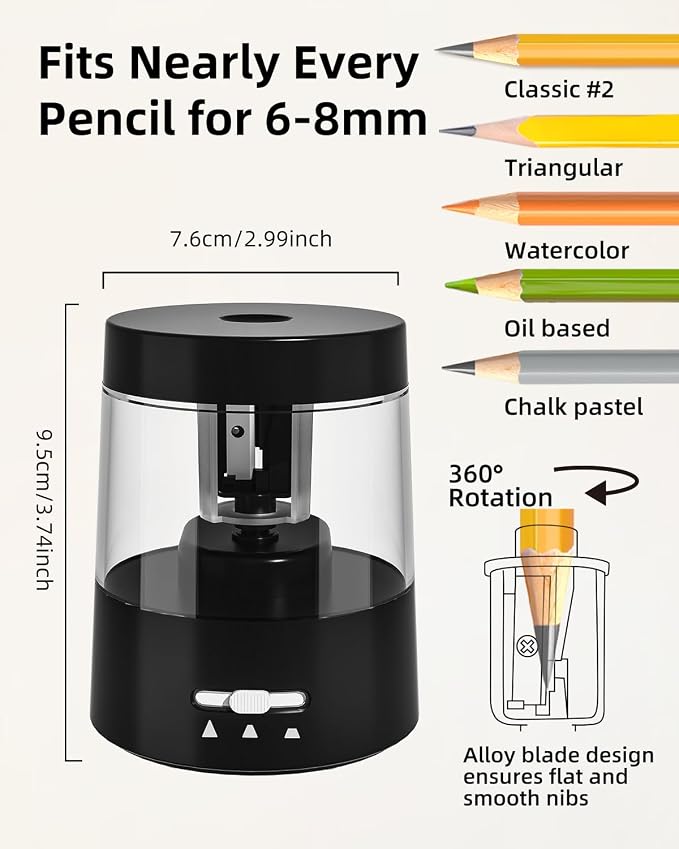 ZMOL Electric Pencil Sharpener - Image 3