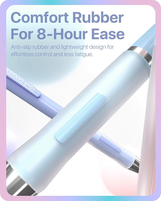 Four Candies Cute Pastel Mechanical Pencil Set, 6 Pack | 360 Lead Refills - Image 7