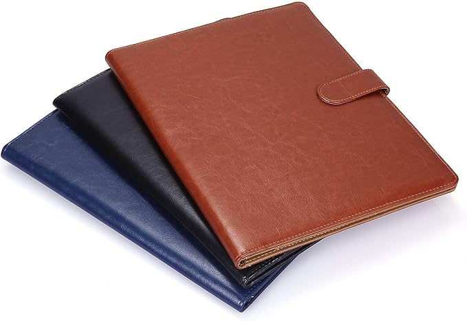 Clipboard Folder Padfolio, Mymazn Writing Portfolio Faux Leather Clipboards - Image 8