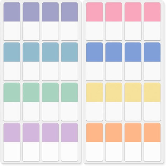 Mr. Pen- Sticky Index Tabs, 480 Pcs, Pastel Sticky Tabs for Notebooks, Page Markers-DeskLoop Office