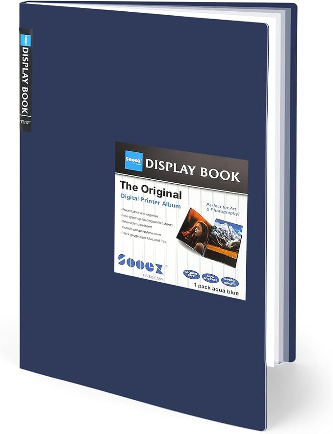 Sooez Art Portfolios 11"x17", Large Portfolio Folder by Sooez