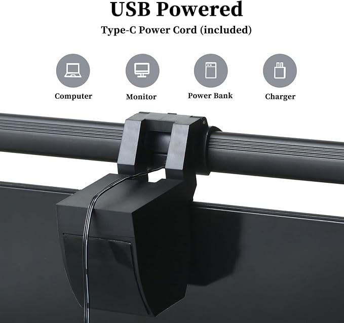 CATPOWER Computer Monitor Light Bar, LED Screen Light Bar - Image 5