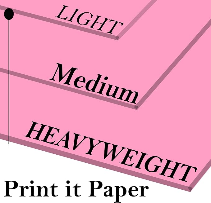Print It - Vellum Bristol Colored Cardstock Cover Paper, 67 Lb, 8.5" X 11” - Image 3