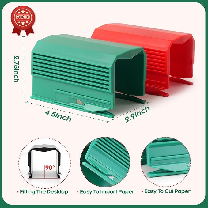 2PC Wrapping Paper Cutter Christmas Paper Roll Cutters Paper Cutter Slider Tool - Image 4