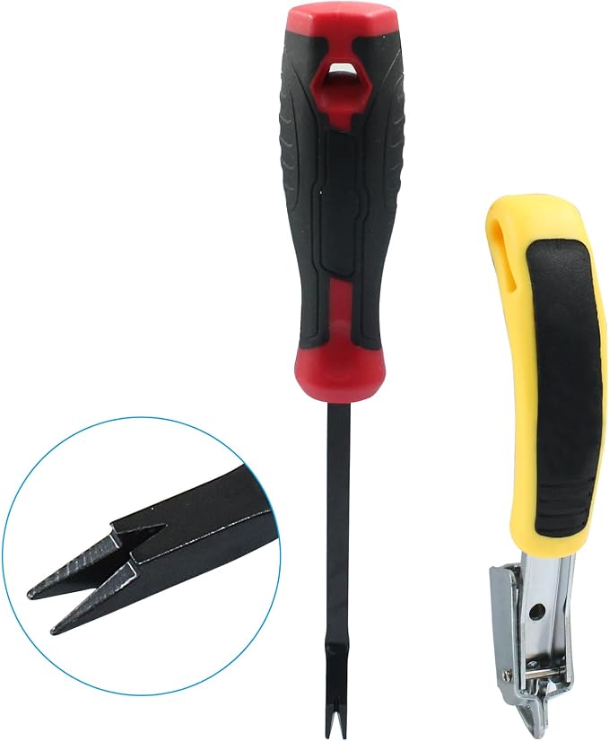 Heavy Duty Staple Puller Tool Set, 2 Pac Staple Remove - Image 5
